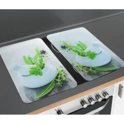 Wenko Herdabdeckplatte Kräutergarten 2er Set