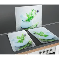 Wenko Herdabdeckplatte Kräutergarten 2er Set