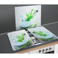 Wenko Herdabdeckplatte Kräutergarten 2er Set