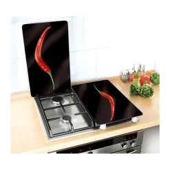 Wenko Herdabdeckplatten Hot Peperoni 2er Set