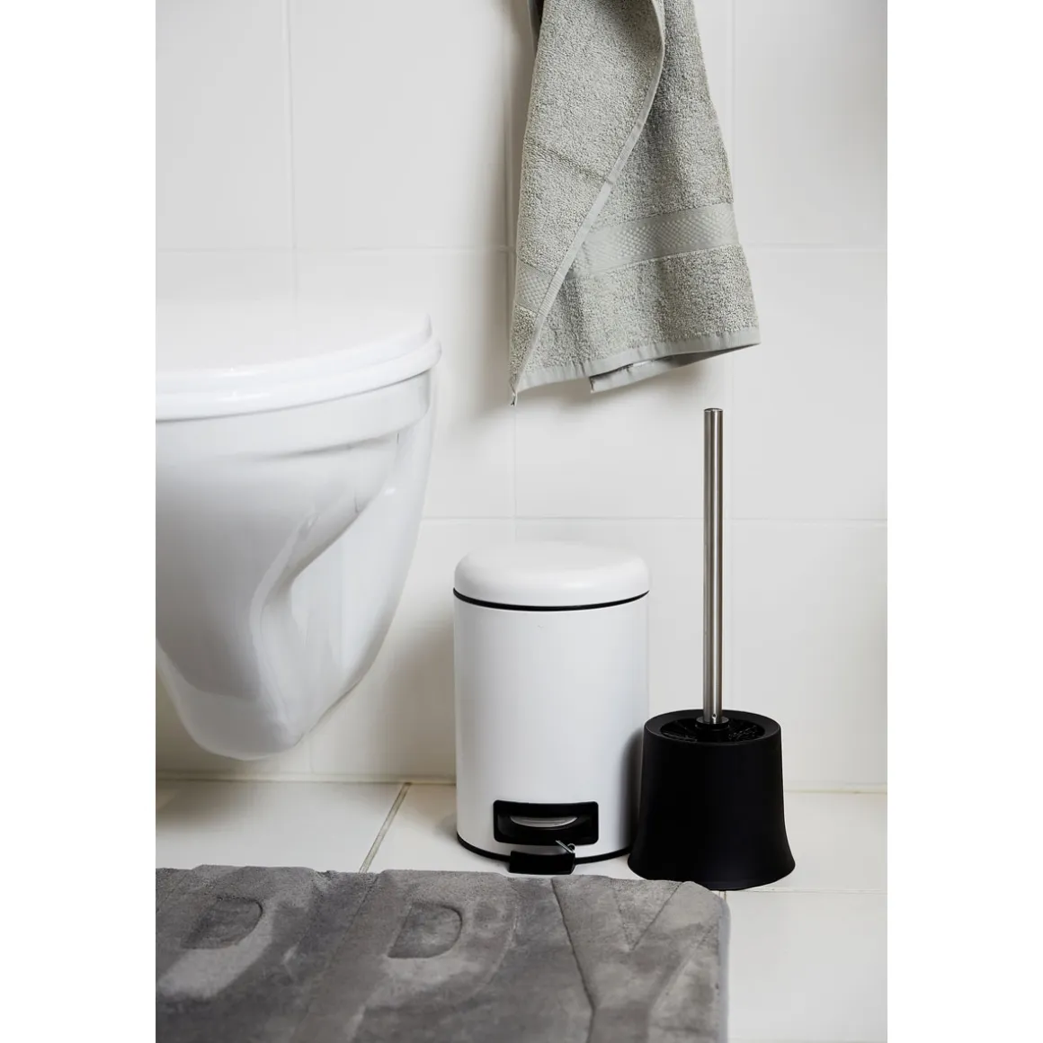 Wenko Kosmetik Treteimer Leman weiß 3 L