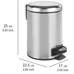 Wenko Kosmetik Treteimer Leman 3 L