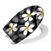 Wenko Premium WC-Sitz Bloom antibakteriell mit Absenkautomatik