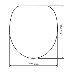 Wenko Premium WC-Sitz Ottana Dunkelgrau antibakteriell mit Absenkautomatik