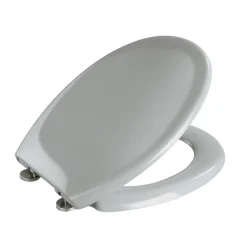 Wenko Premium WC-Sitz Ottana Hellgrau antibakteriell mit Absenkautomatik