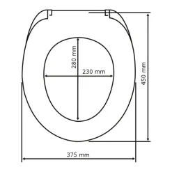 Wenko Premium WC-Sitz Ottana Hellgrau antibakteriell mit Absenkautomatik