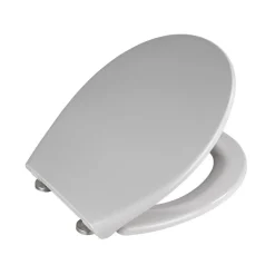 Wenko Premium WC-Sitz Samos Concrete Grau antibakteriell mit Absenkautomatik