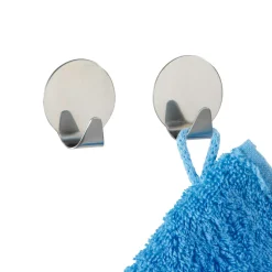 Wenko Rundhaken mittel glänzend 2er Set