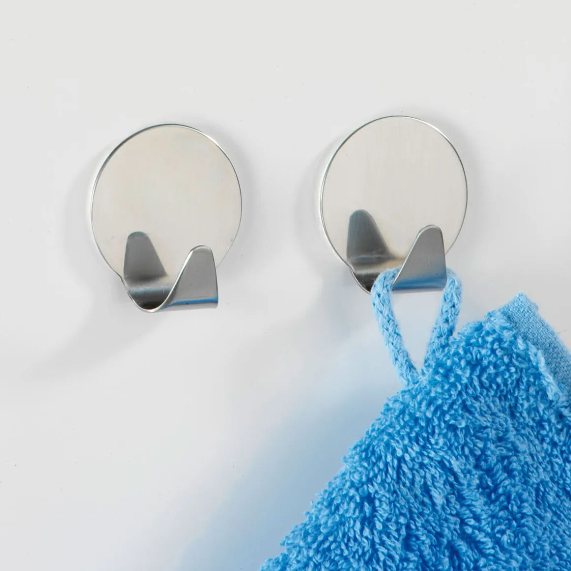 Wenko Rundhaken mittel glänzend 2er Set