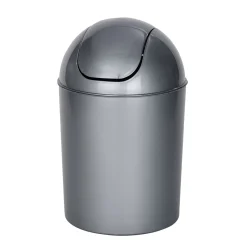 Wenko Schwingdeckeleimer Economic grau