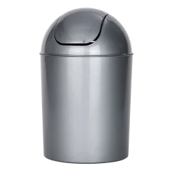 Wenko Schwingdeckeleimer Economic grau