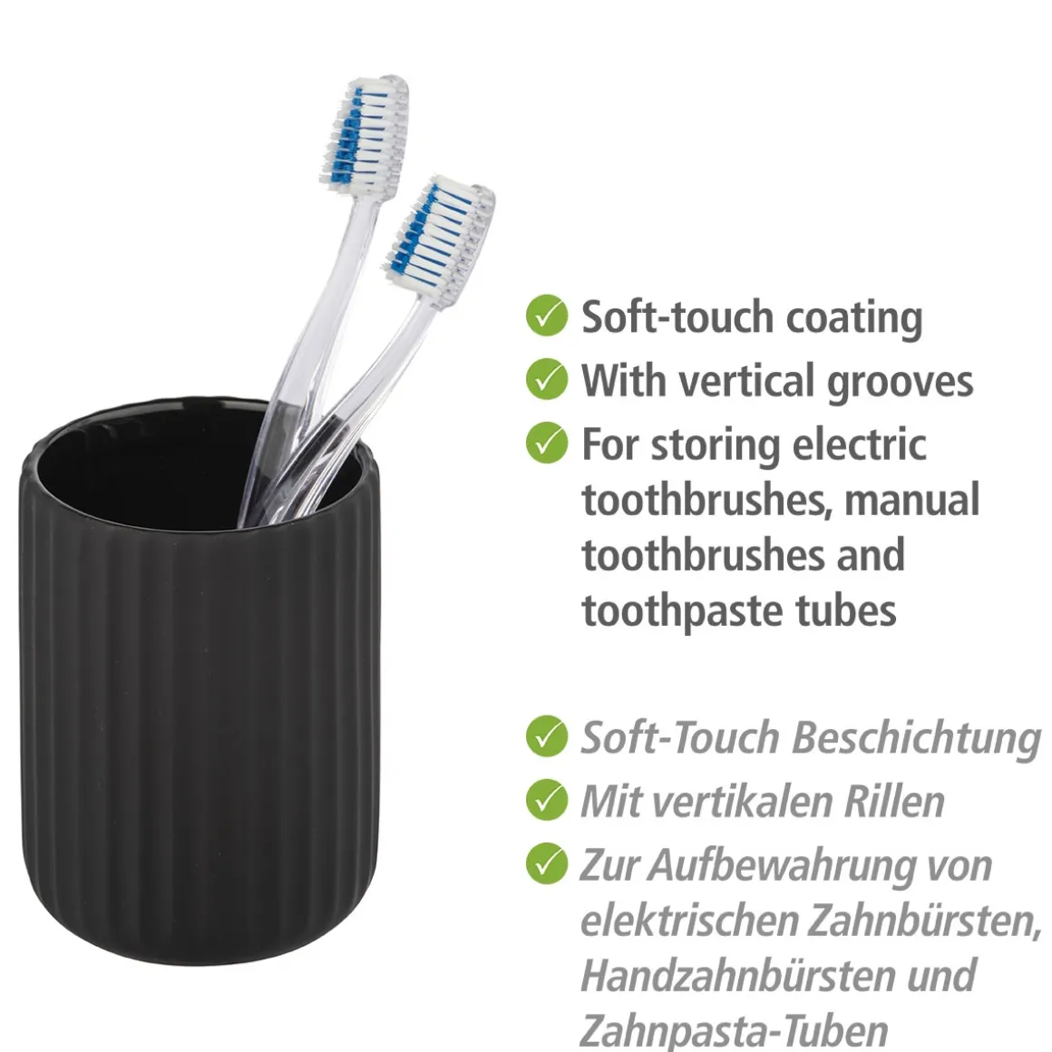 Wenko Seifenablage Posa grau/chrom