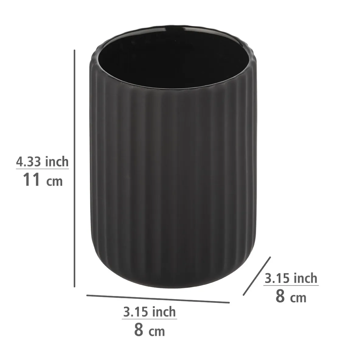 Wenko Seifenablage Posa grau/chrom