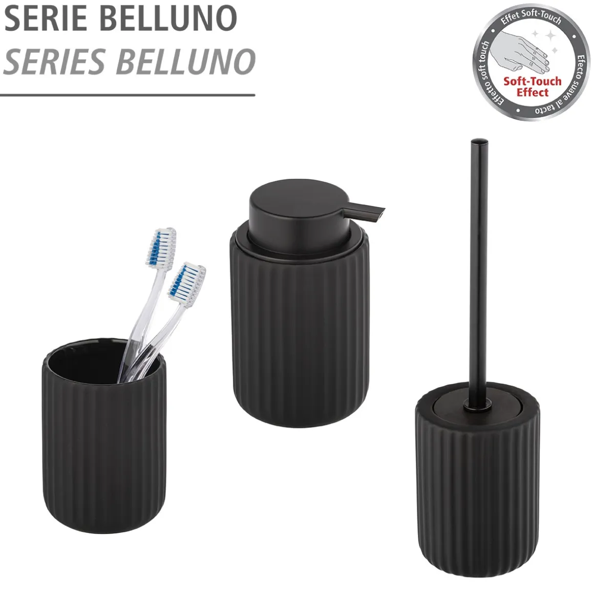 Wenko Seifenablage Posa grau/chrom