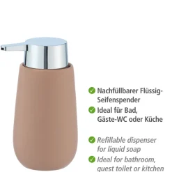 Wenko Seifenspender Badi sand 320 ml