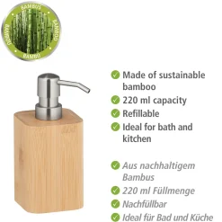 Wenko Seifenspender Bambusa