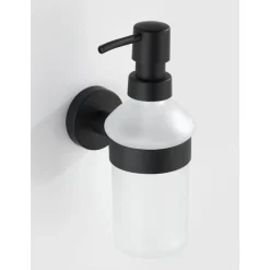 Wenko Seifenspender Bosio schwarz ca 200 ml