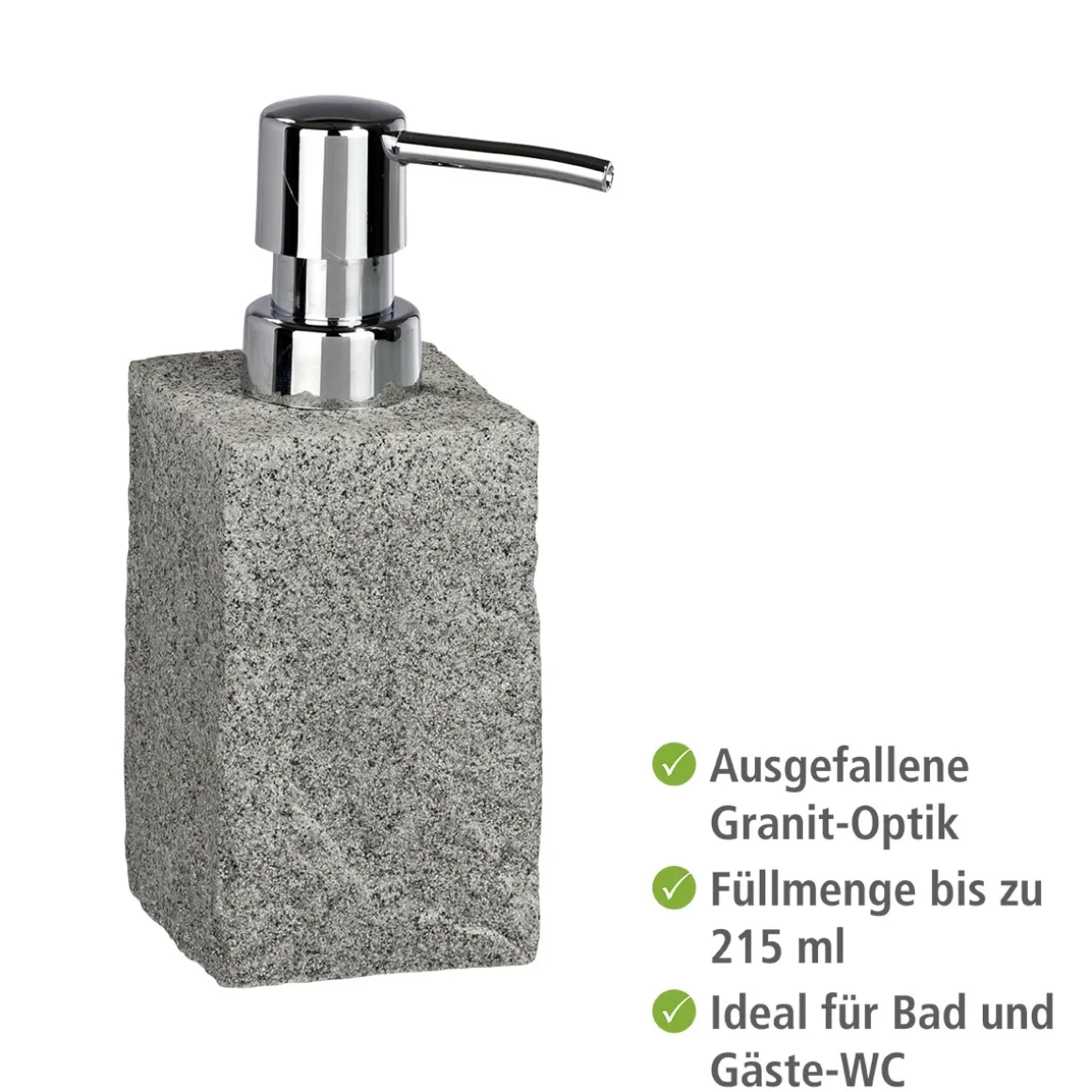 Wenko Seifenspender Granit ca 215 ml