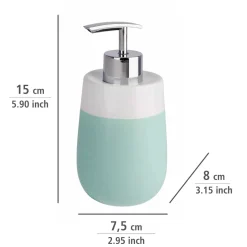 Wenko Seifenspender Malta mint/weiß 290 ml