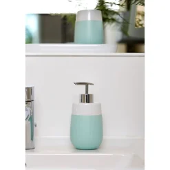Wenko Seifenspender Malta mint/weiß 290 ml