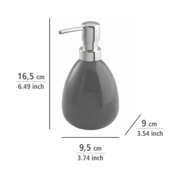 Wenko Seifenspender Polaris grau 390 ml