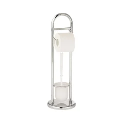 Wenko Stand WC-Garnitur Siena chrom