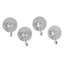 Wenko Static-Loc Nickelhaken Osimo 4er Set