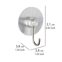 Wenko Static-Loc Nickelhaken Osimo 4er Set