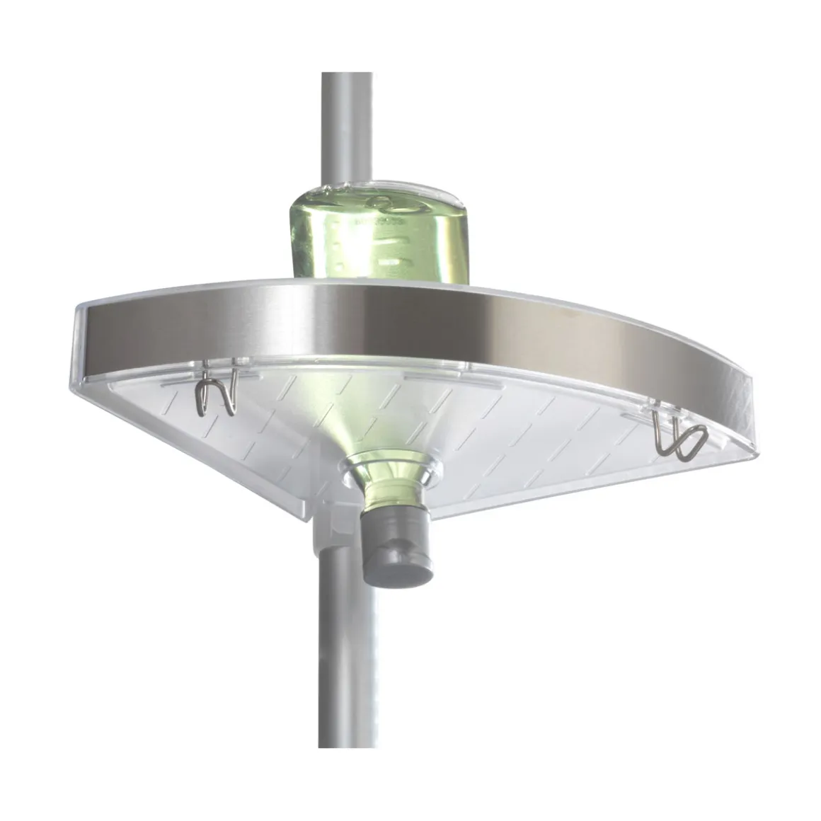 Wenko Teleskop Duschecke Premium satiniert