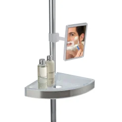 Wenko Teleskop Duschecke Premium satiniert