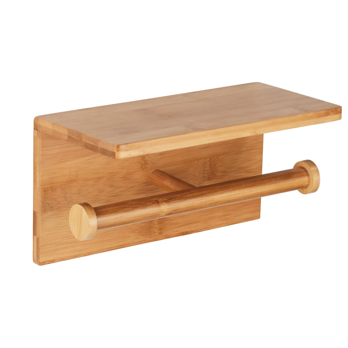 Wenko Toilettenpapierhalter Duo Bambusa