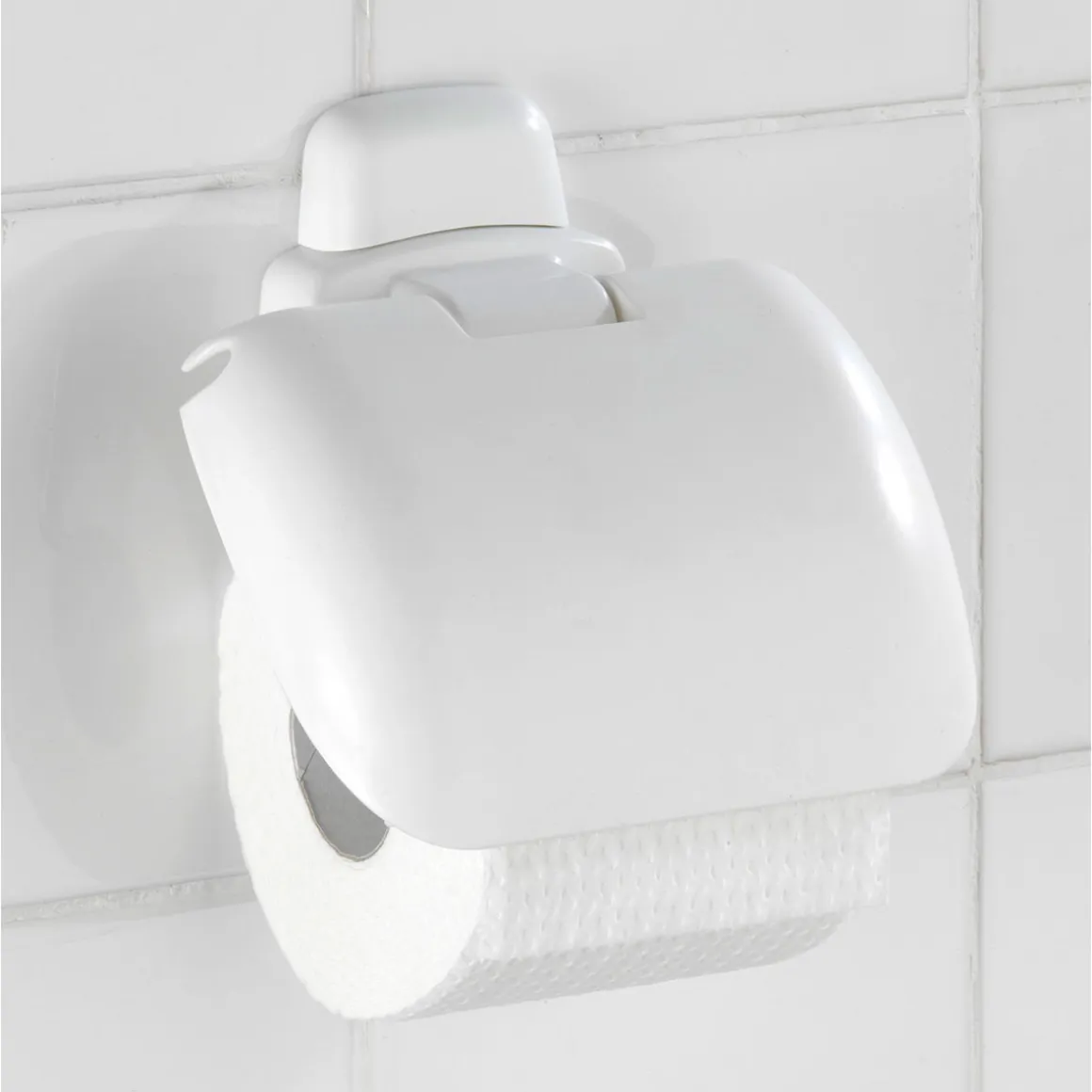 Wenko Toilettenpapierhalter Pure mit Deckel