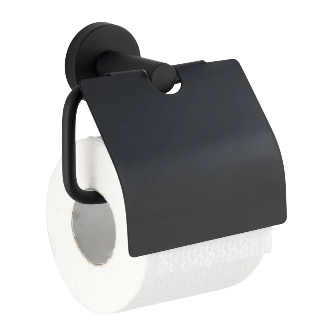Wenko Toilettenpapierhalter Bosio schwarz
