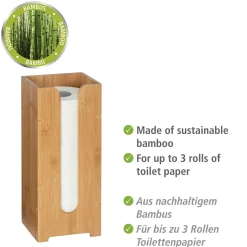 Wenko Toilettenpapierhalter Bambusa