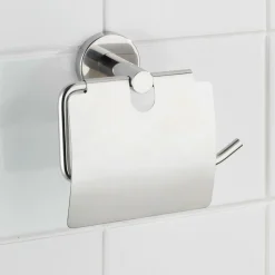 Wenko Toilettenpapierhalter Bosio mit Deckel