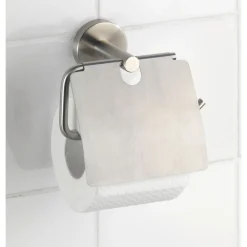 Wenko Toilettenpapierhalter Bosio mit Deckel