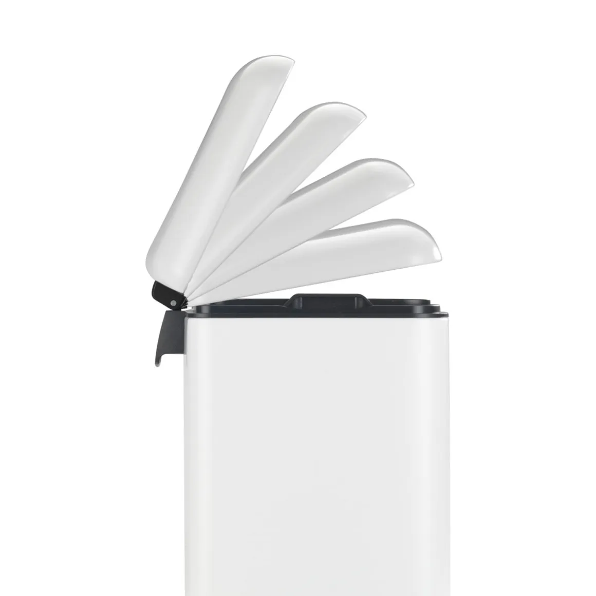 Wenko Treteimer Studio Easy-Close weiß 6 L