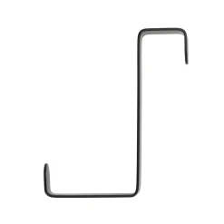 Wenko Türgarderobenhaken schwarz 4er Set