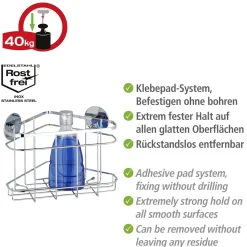 Wenko Turbo-Loc Eckablage