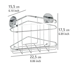 Wenko Turbo-Loc Eckablage