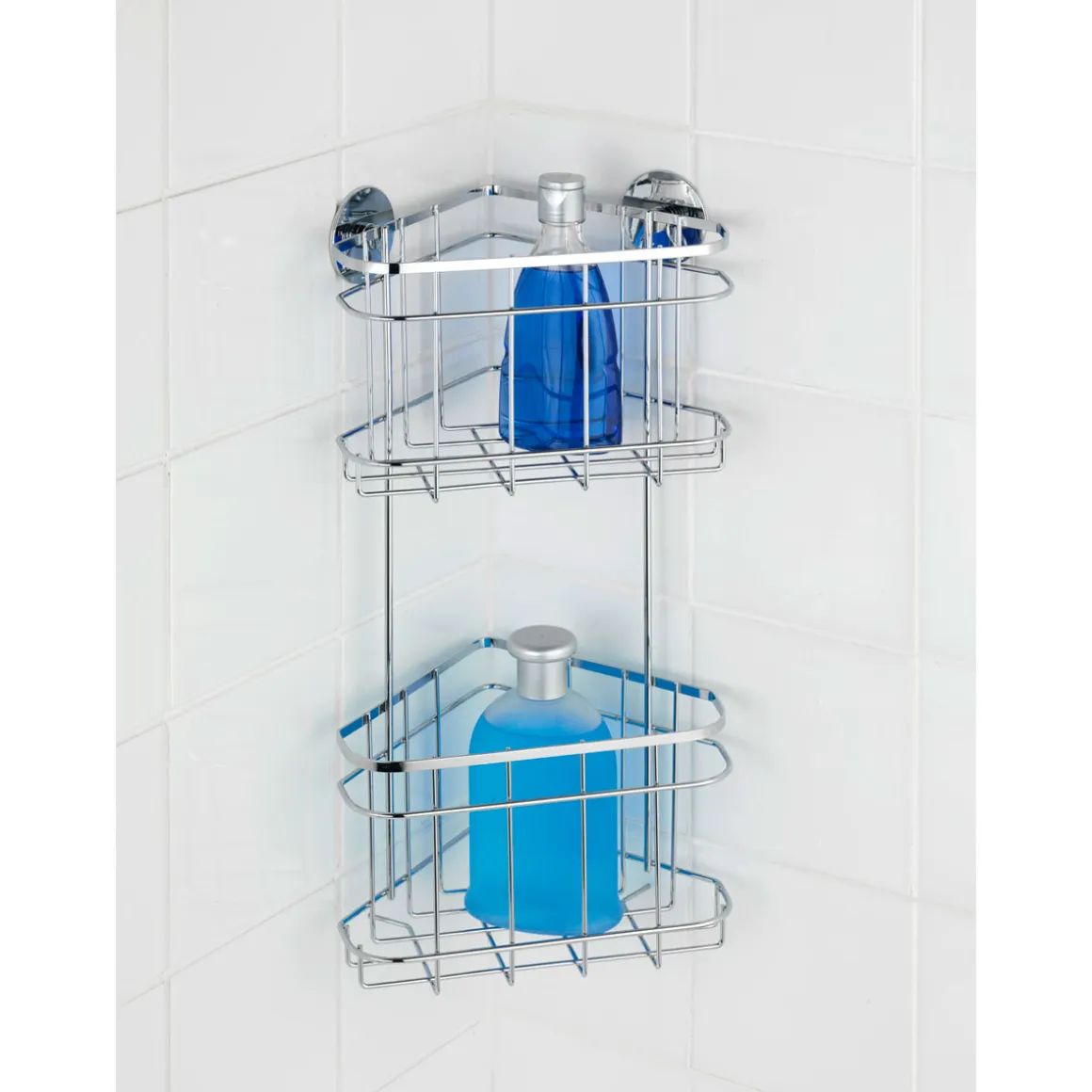 Wenko Turbo-Loc Eckregal 2 Etagen