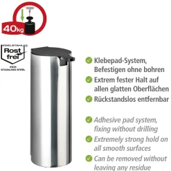 Wenko Turbo-Loc Seifenspender Detroit