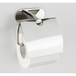 Wenko Turbo-Loc Toilettenpapierhalter Orea Shine mit Deckel