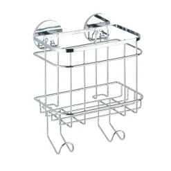 Wenko Turbo-Loc Wandkorb mit Haken
