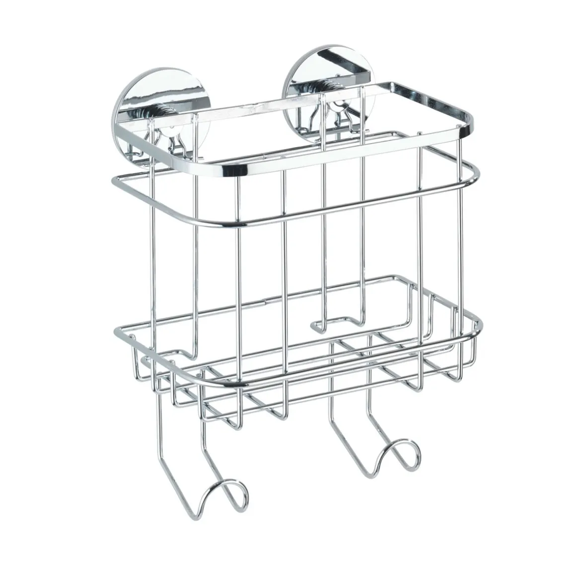 Wenko Turbo-Loc Wandkorb mit Haken