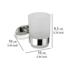 Wenko Turbo-Loc Zahnputzbecherhalter Uno Orea Shine