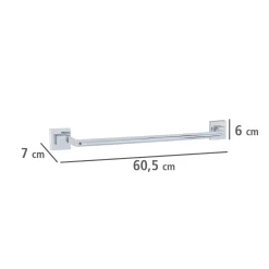 Wenko Vacuum-Loc Badetuchstange Uno Quadro