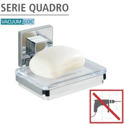 Wenko Vacuum-Loc Seifenablage Quadro