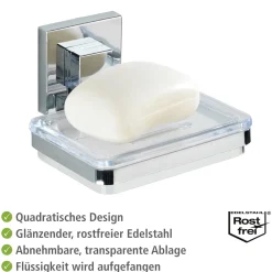 Wenko Vacuum-Loc Seifenablage Quadro