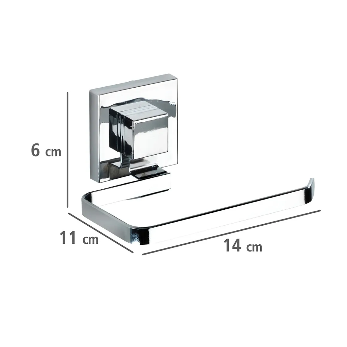 Wenko Vacuum-Loc Toilettenpapierhalter Quadro